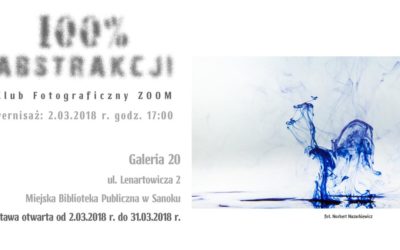 Zapraszamy na wernisaż „100% ABSTRAKCJI”!