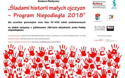 Znamy wyniki konkursu plastycznego – „Śladami historii małych ojczyzn – Program Niepodległa 2018”