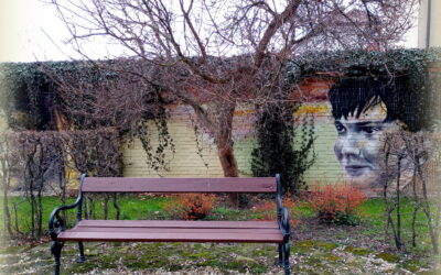 Wiosna w ogrodzie biblioteki